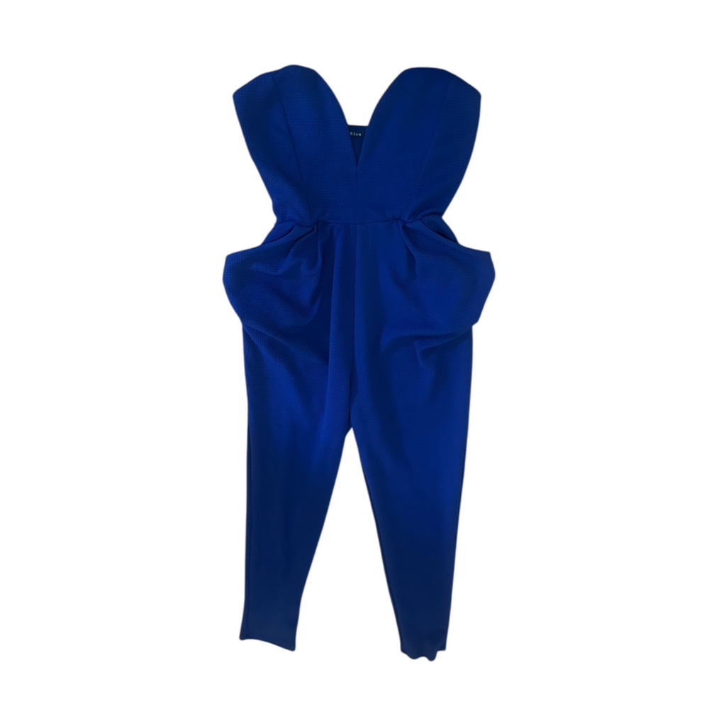 Vibrant Blue heart shape jumpsuit